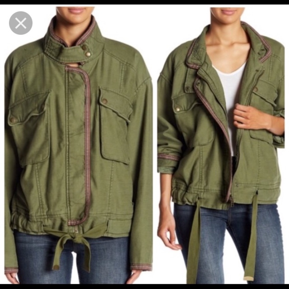 NWT Free People Military Jacket